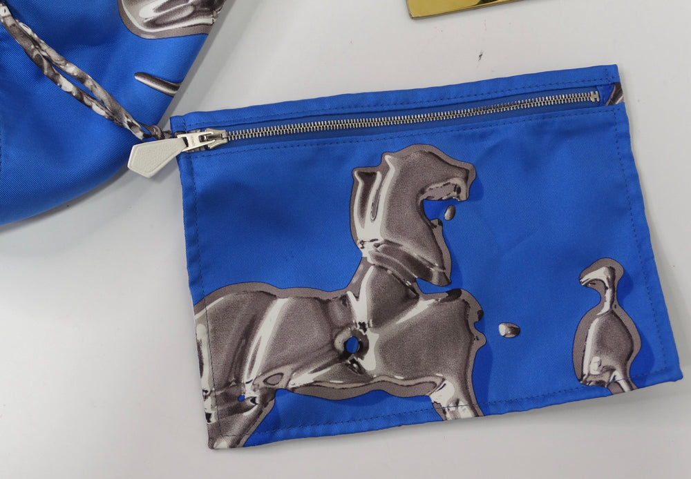 Silk city leather handbag Hermès Brown in Leather - 32797748