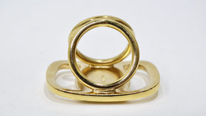 Ferragamo Gold Large Ring