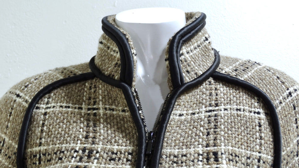 Chanel 06P Vintage Tweed Beige Multicolor Fringed Jacket CC buttons FR4038  7K  eBay
