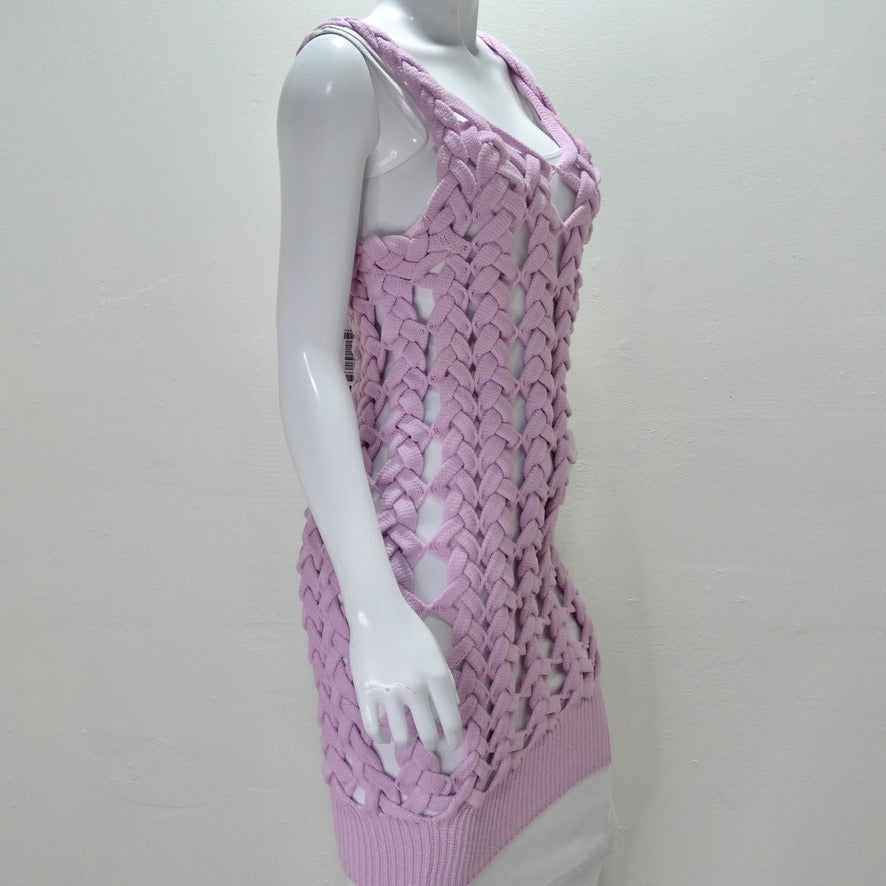 Isa Boulder Purple Knit Dress