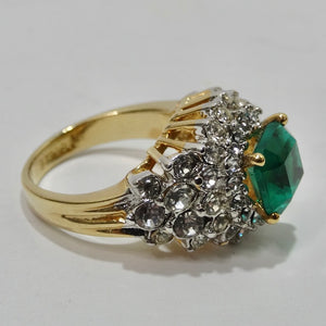 1970 18K Princess Cocktail Ring