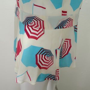 Chanel SS19 Umbrella Print Silk Sun Dress