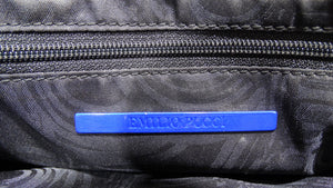 Emilio Pucci Blue Leather Marmo Print Tote Bag - ShopStyle