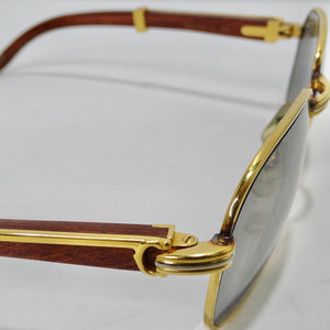 Gold & Wood Sunglasses