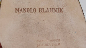 Manolo Blahnik Floral Pumps