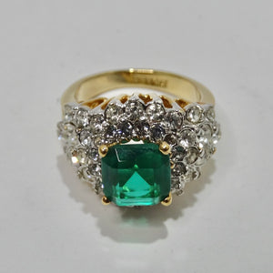 1970 18K Princess Cocktail Ring