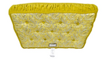 Gucci Embroidered Velvet Yellow Pillow Cushion