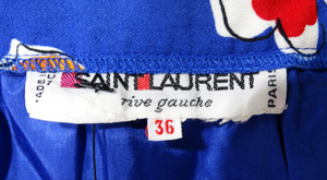 Yves Saint Laurent Floral Skirt Set
