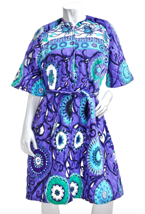 Emilio Pucci 1960's Quilted Dress