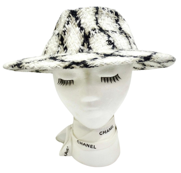 Chanel by Karl Lagerfeld Tweed Hat