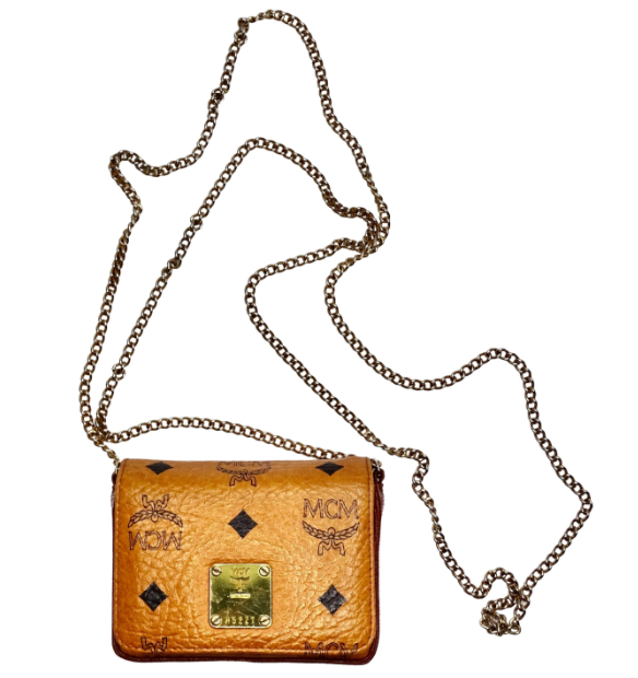 Mcm crossbody bag with chain Clearance