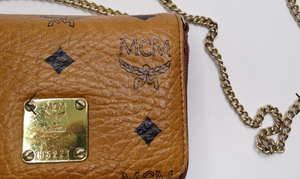 MCM 1980s Leather Crossbody Bag