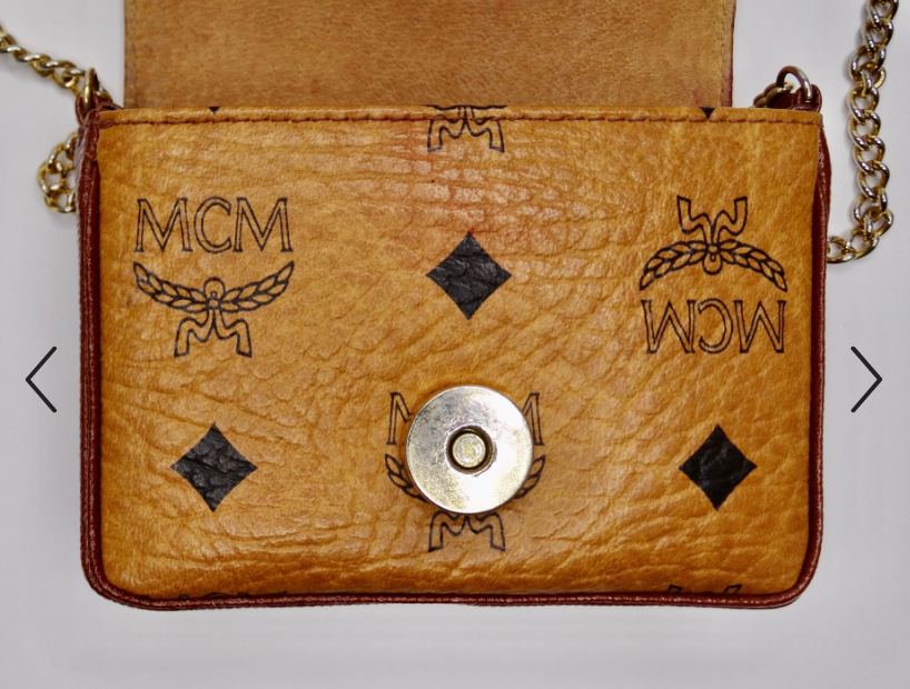 MCM 1980s Leather Crossbody Bag