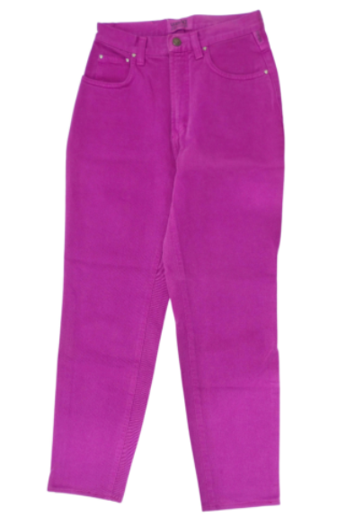 Versace Jeans Couture 1990's Purple Jeans