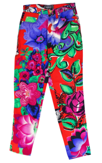 Versace Jeans Couture 1990's Floral Print – Vintage by Misty