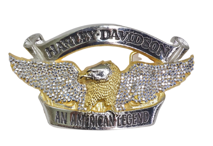 Harley Davidson Baron Solid Brass Eagle Belt Buckle