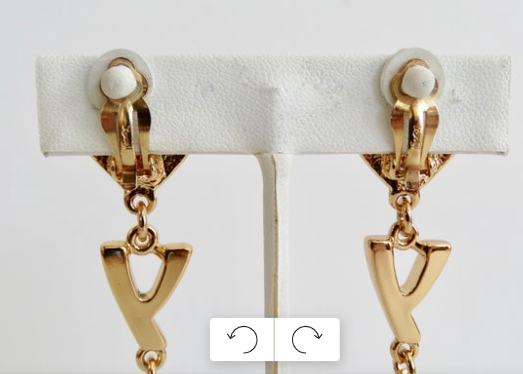 Buy YSL Monogram Earrings - Saint Laurent Earrings