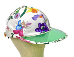 Gucci Floral Print Vinyl Brim Hat