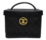 Chanel Vintage Quilted Leather Vanity Case