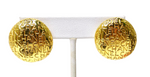 Chanel Monogram 1970's Rare Earrings