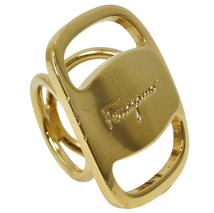 Ferragamo Gold Large Ring