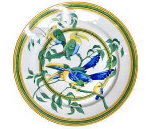 Hermes Porcelain Toucan Plate – Vintage by Misty Hermes Porcelain Toucan Plate – Vintage by Misty