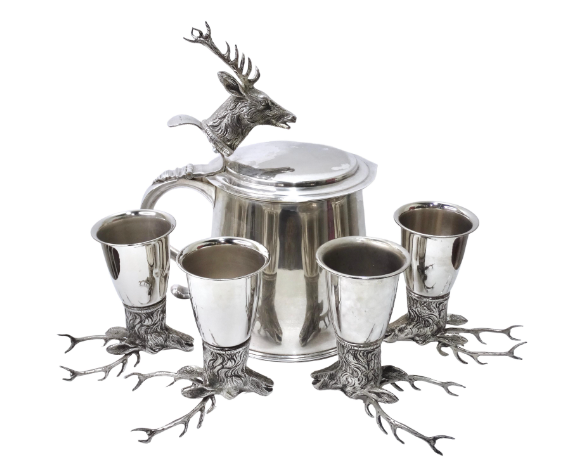 アンティーク】ヴィンテージ スターラップ カップ【stirrup cup アンティーク】ヴィンテージ スターラップ カップ【stirrup cup