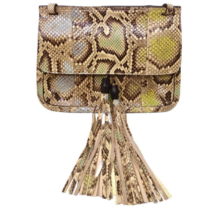 Python Bag Reptile Skin Bag Snake Skin Purse Snake Skin 