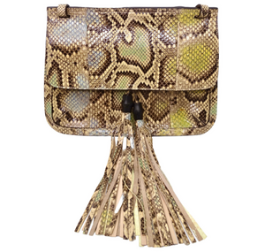 Gucci Python Tassel Crossbody Bag