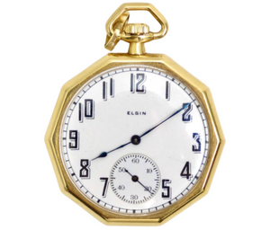 Elgin 14k Gold Pocket Watch/Pendant