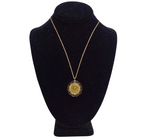 Coin Solid Gold King Edward Vll Necklace