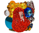 Wendy Gell Jessica Rabbit Embellished Cuff Bracelet