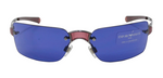 Giorgio Armani 1990's Rare Pink/Purple Rectangle Sunglasses