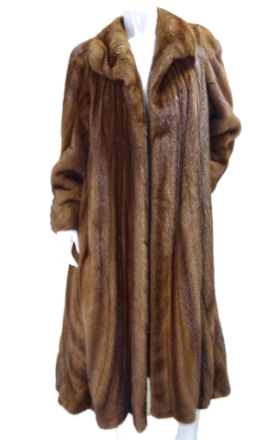 Full length mink coat vintage deals