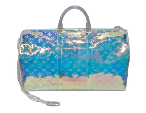 Louis Vuitton Vintage - RGB Keepall Bandouliere 50 - Blue - Plastic and PVC  - Luxury High Quality - Avvenice