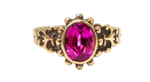 Ruby and 14k Gold Solitaire Ring