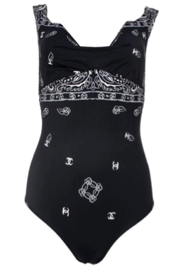 Chanel hot sale logo swimsuit