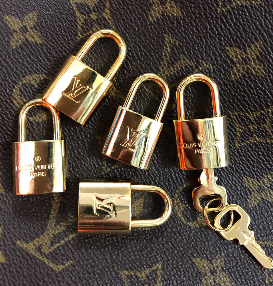 lv padlock and key