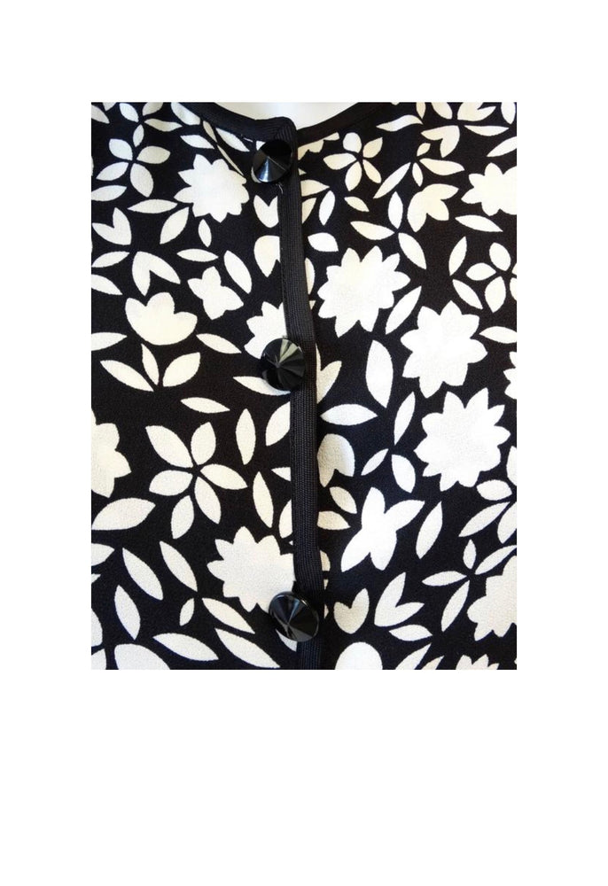 1980s Yves Saint Laurent Floral Jacket