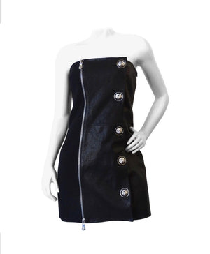2000s Anthony Vaccarello for Versus Versace Strapless Dress