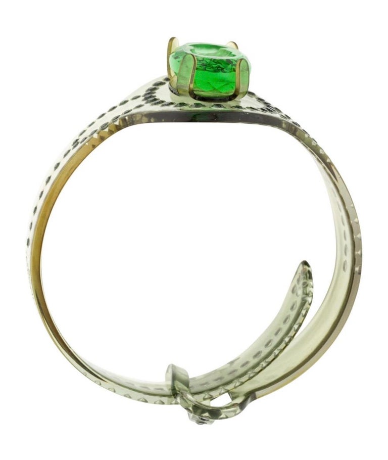 Jean-Paul Gaultier Green Intaglio Bracelet
