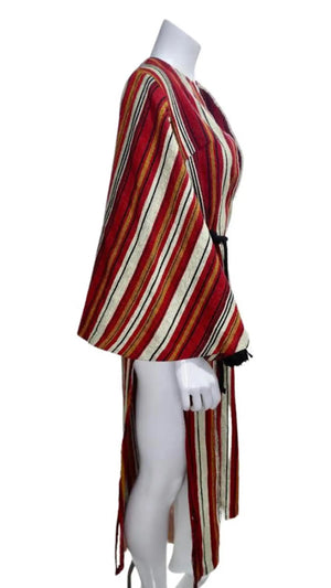 Rikma Angel Wing 1970s Striped Dress