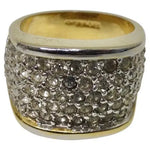 1980s 18K HGE Cocktail Ring