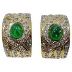 1980s Voguebuox 18K Gold Plated Earrings