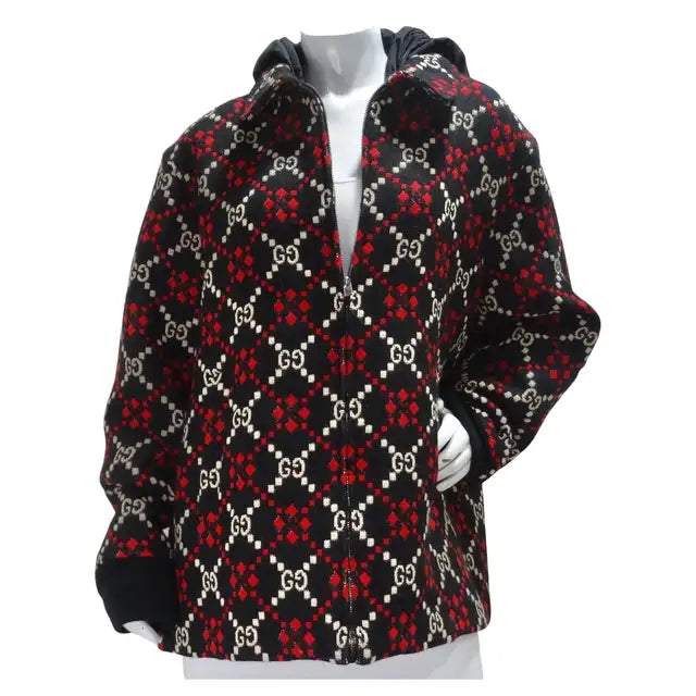 Gucci Macro GG Diamond Wool Jacket Vintage by Misty